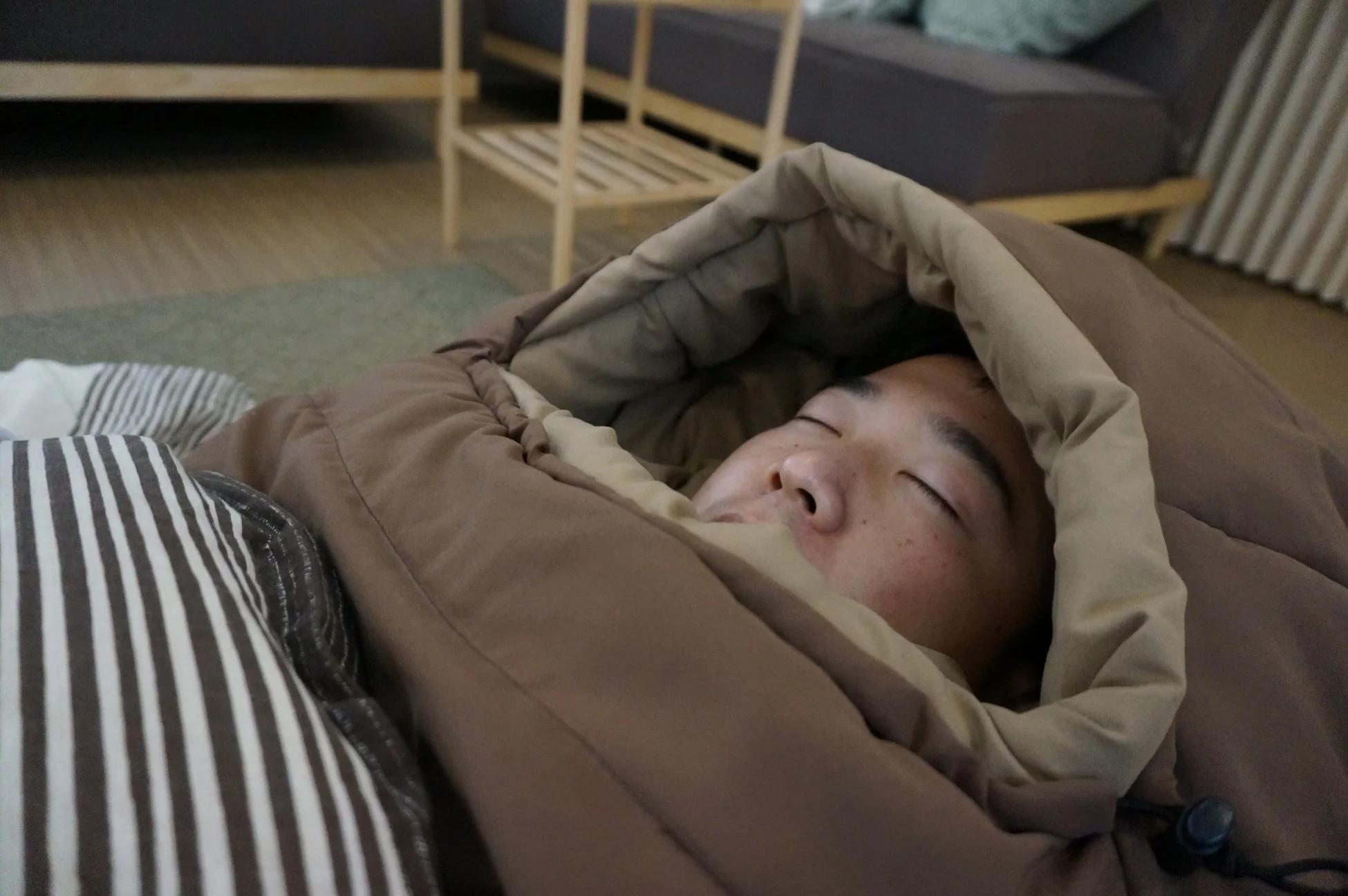 フードでゆったり