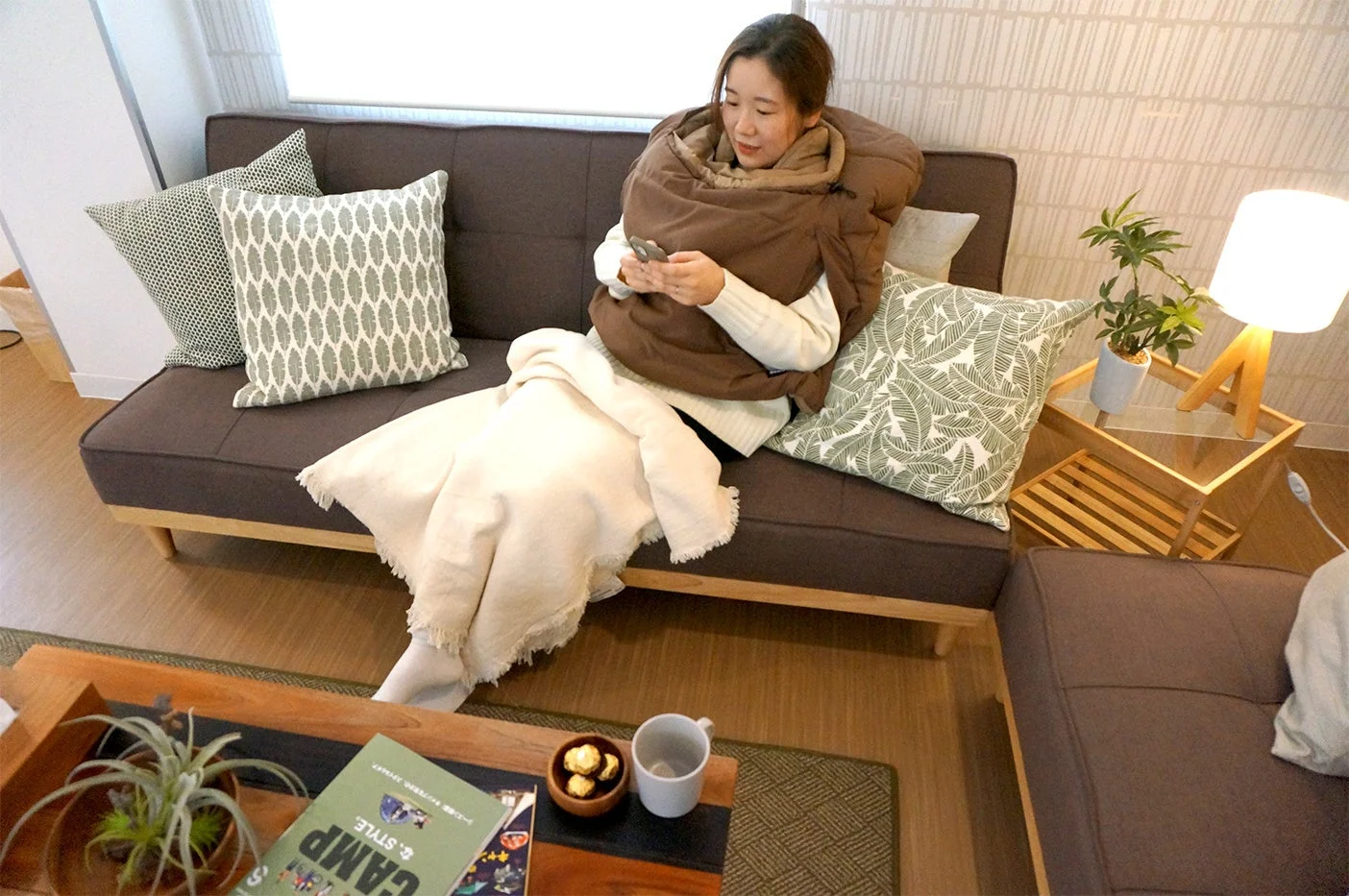 手が出せて便利