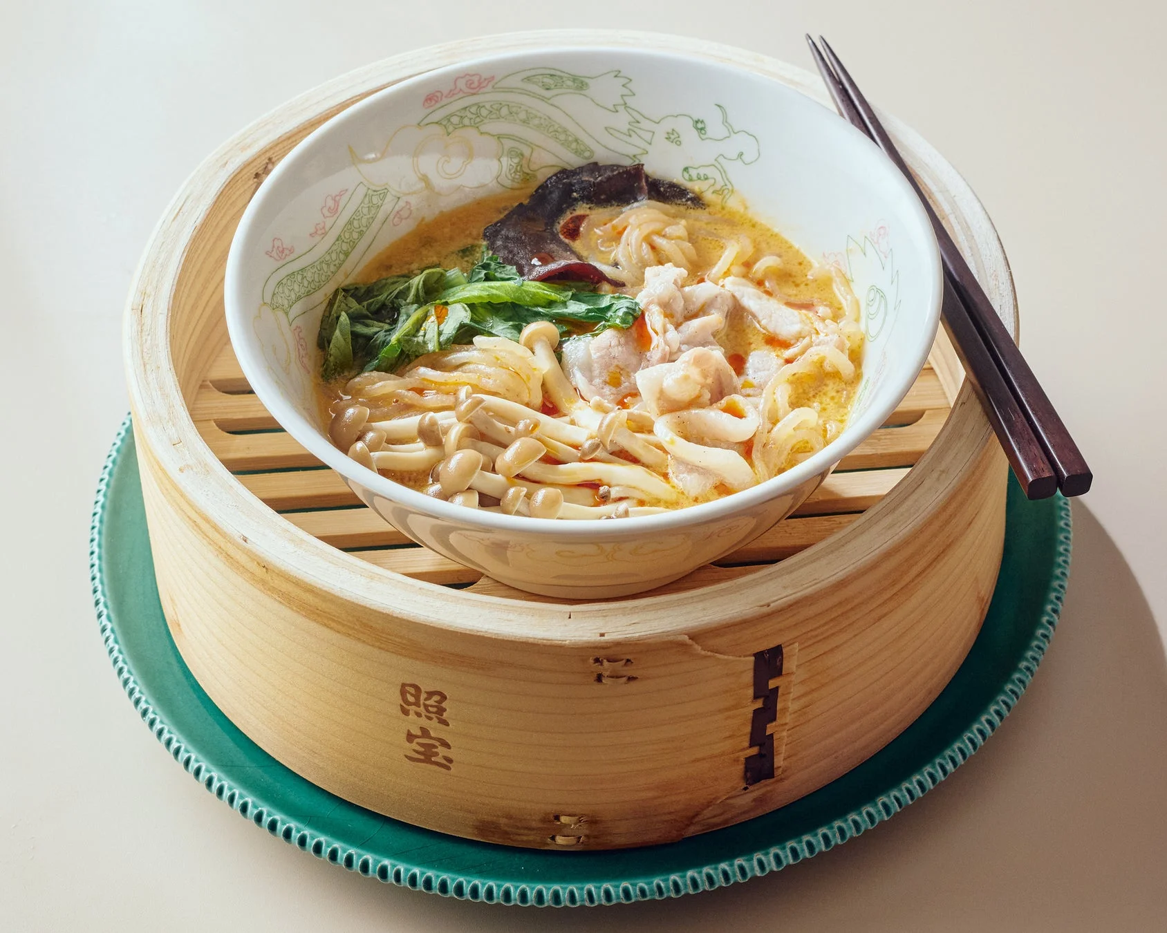 ラーメン風蒸し料理