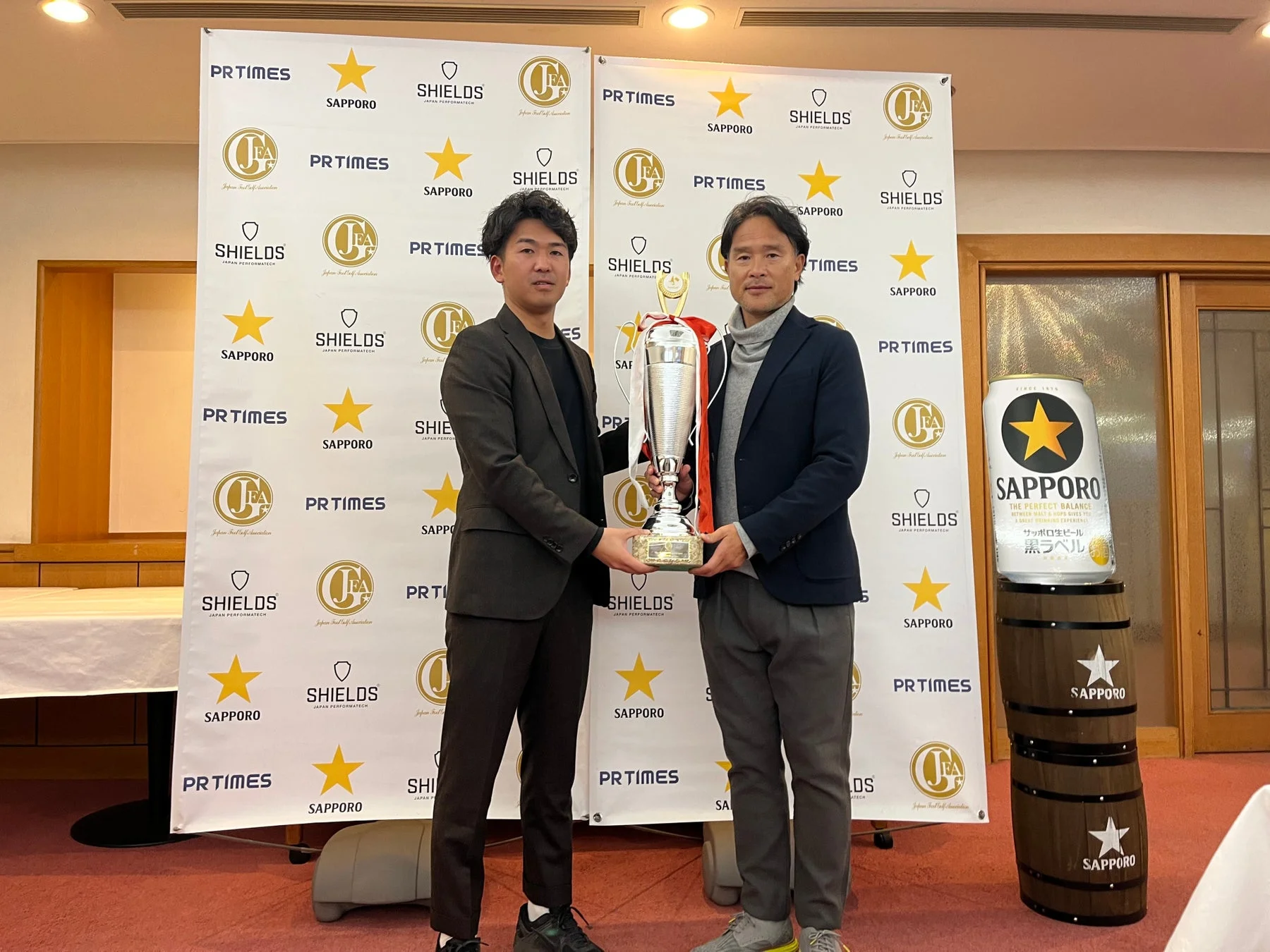 フットゴルフジャパンツアー年間チャンピオン表彰