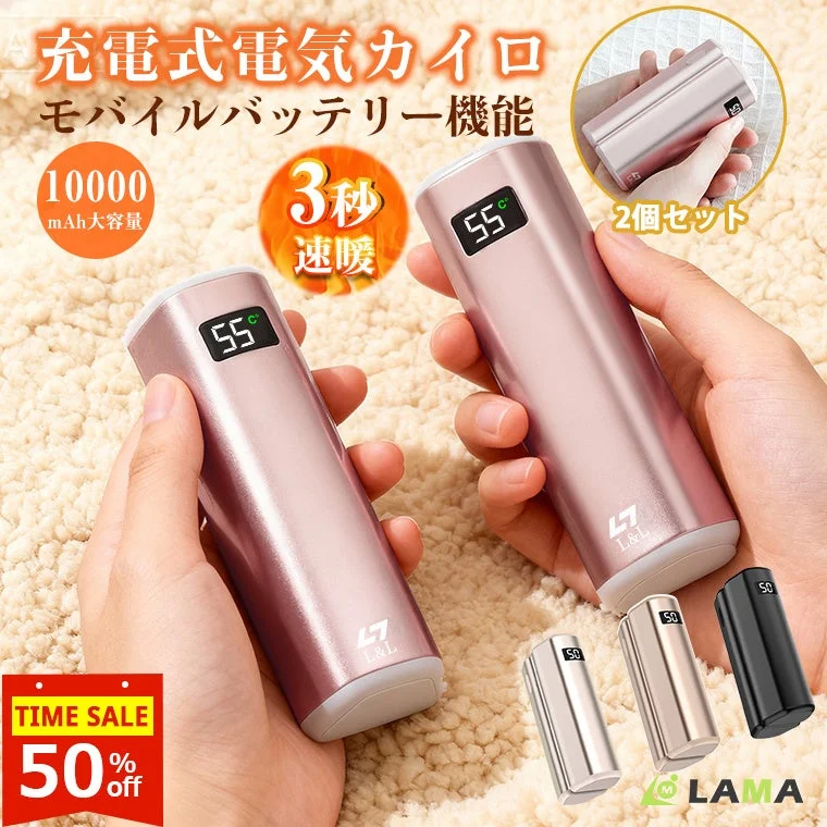 充電式カイロ2個セット