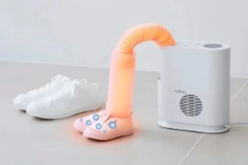 くつ乾燥の様子