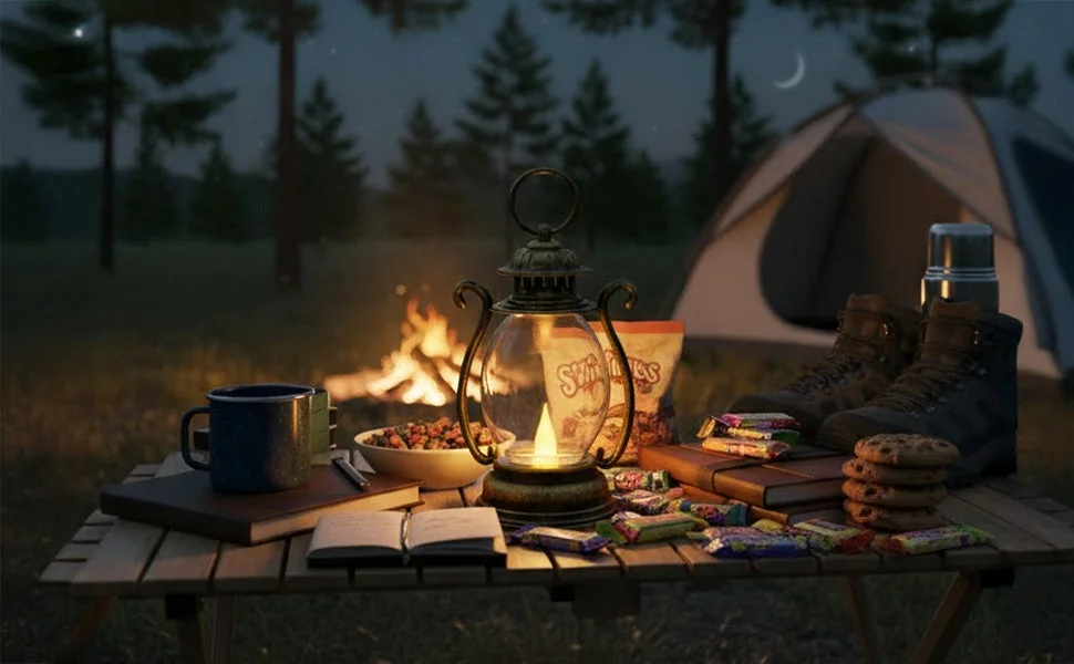 キャンプとランタン