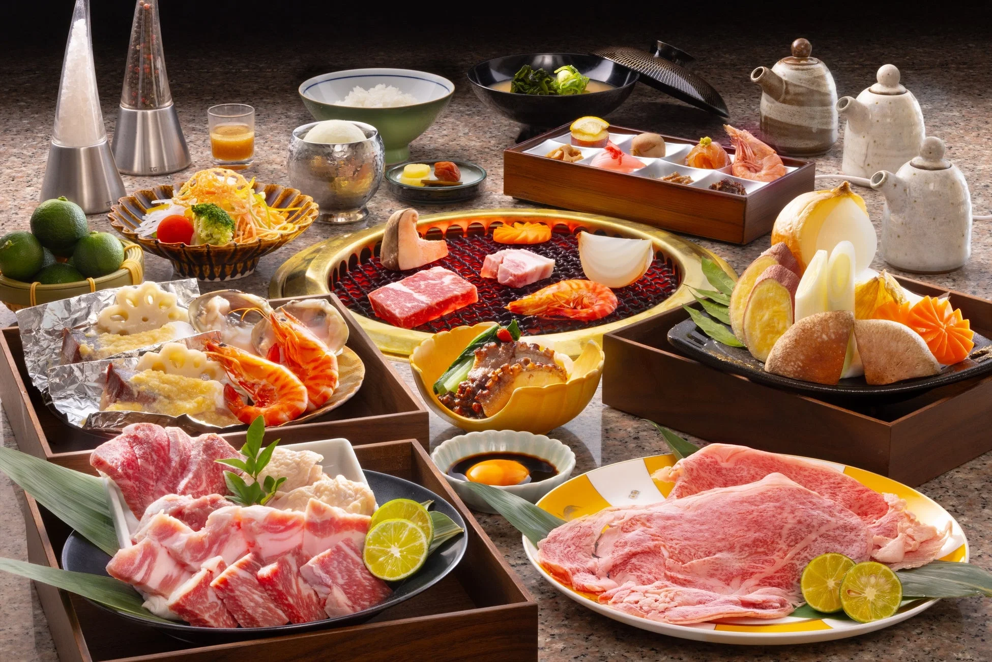 炭火焼 海風 「AWA路 炭火焼コース」