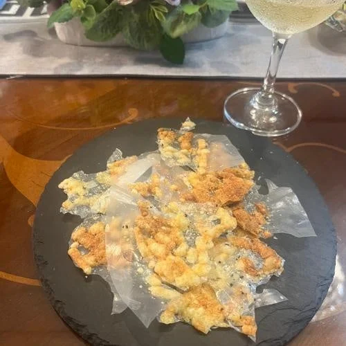 ライスペーパー活用例：チーズスナック