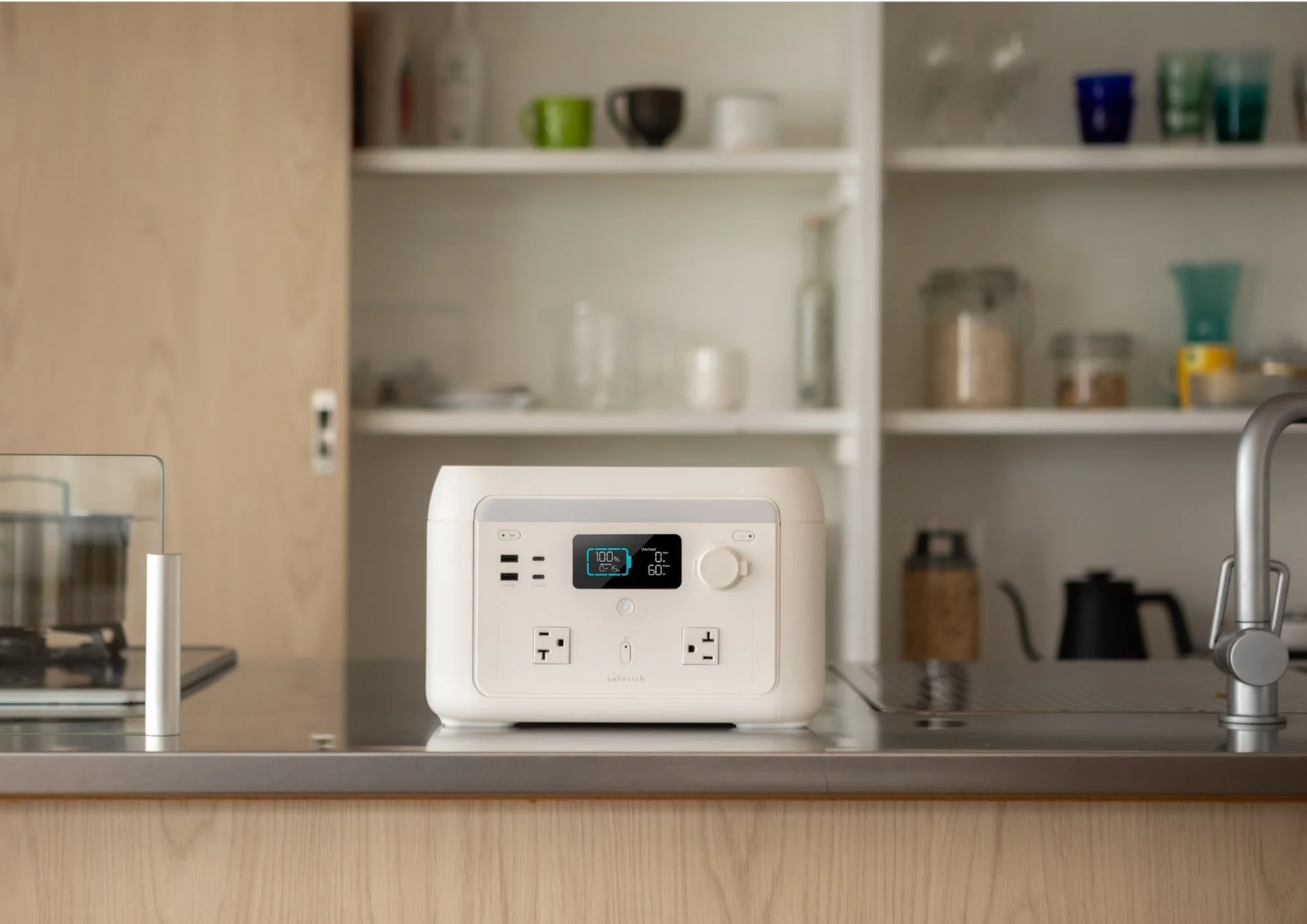 キッチンに置かれたソラリッチ