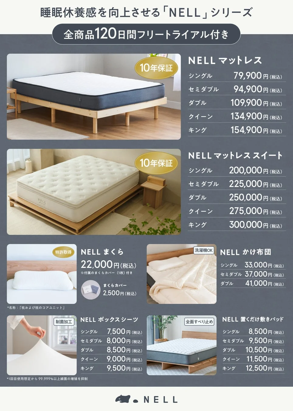 NELLシリーズ商品一覧