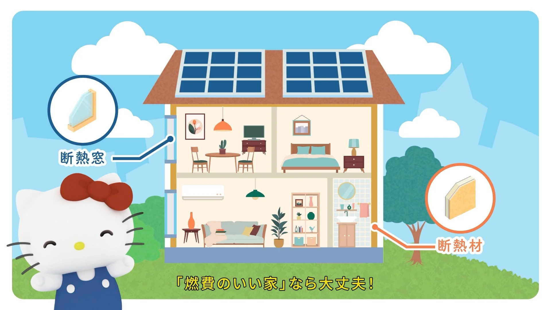燃費のいい家で安心