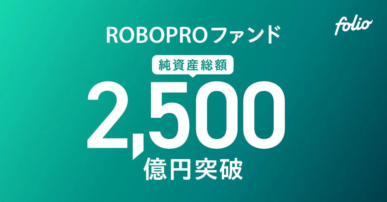 ROBOPROファンド 純資産総額 2,500億円突破