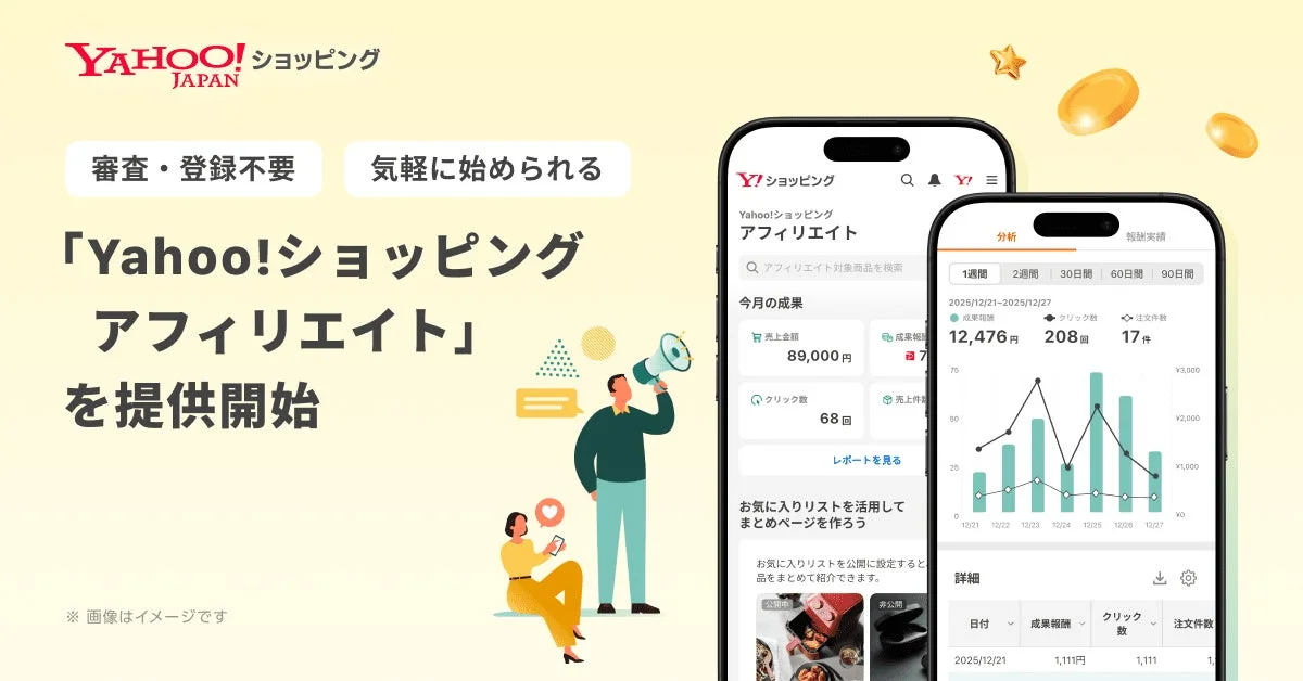 Yahoo!ショッピングアフィリエイトのイメージ