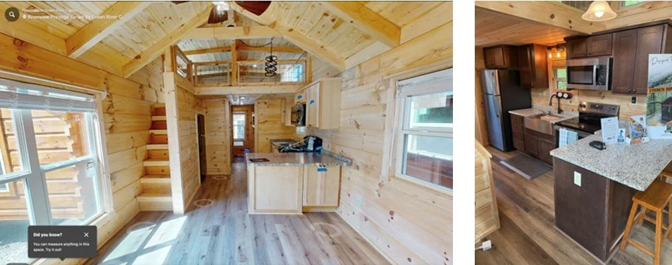 タイニーハウスの室内