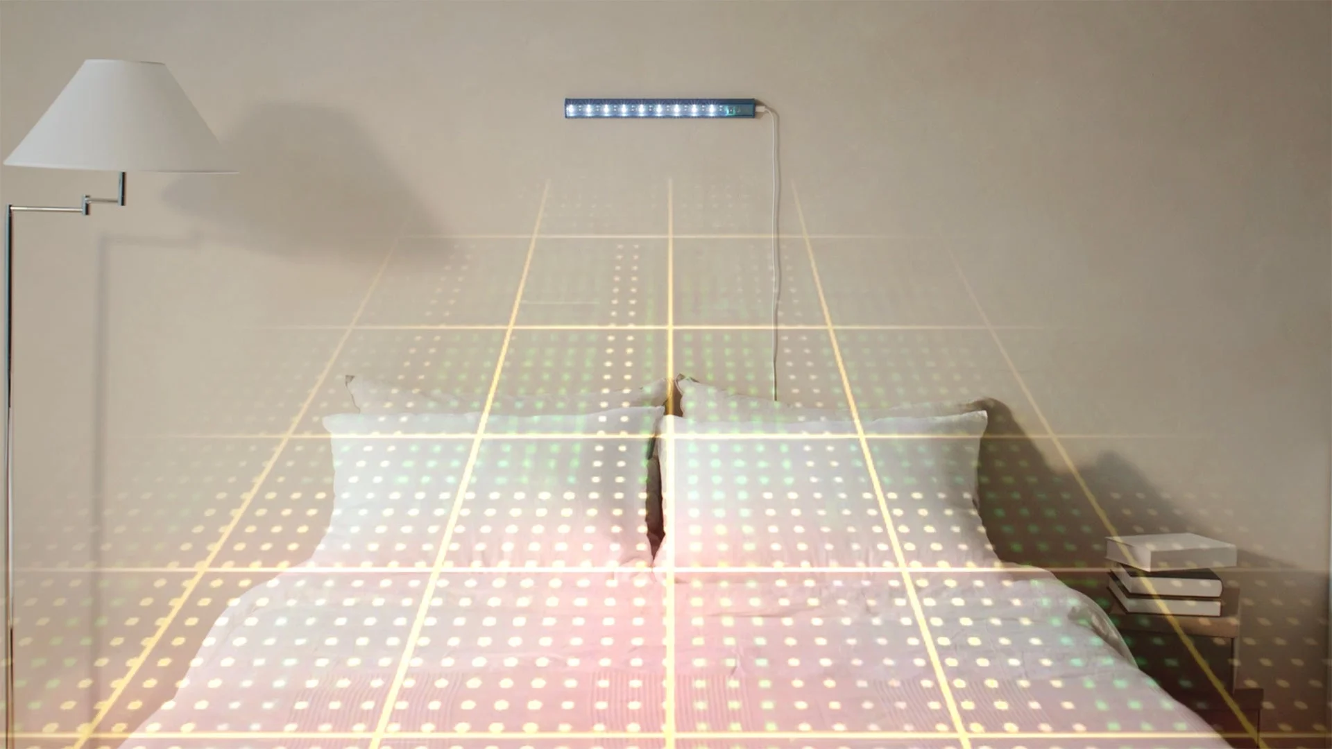 広範囲ケア、寝室での利用イメージ