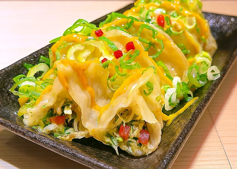 京都餃子ミヤコパンダ 京のいろどり九条ねぎとしば漬けのマリアージュ