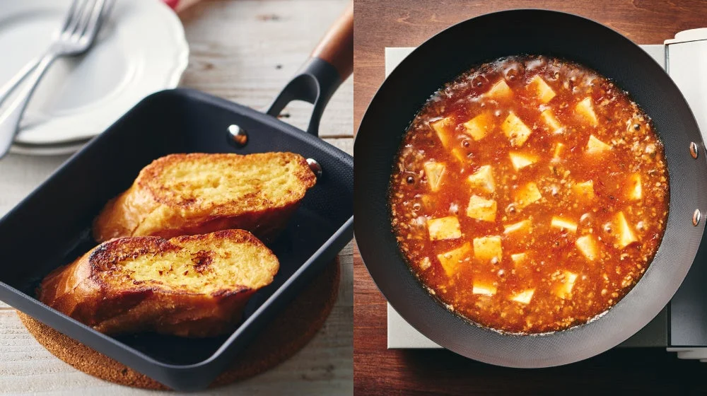 フレンチトーストと麻婆豆腐
