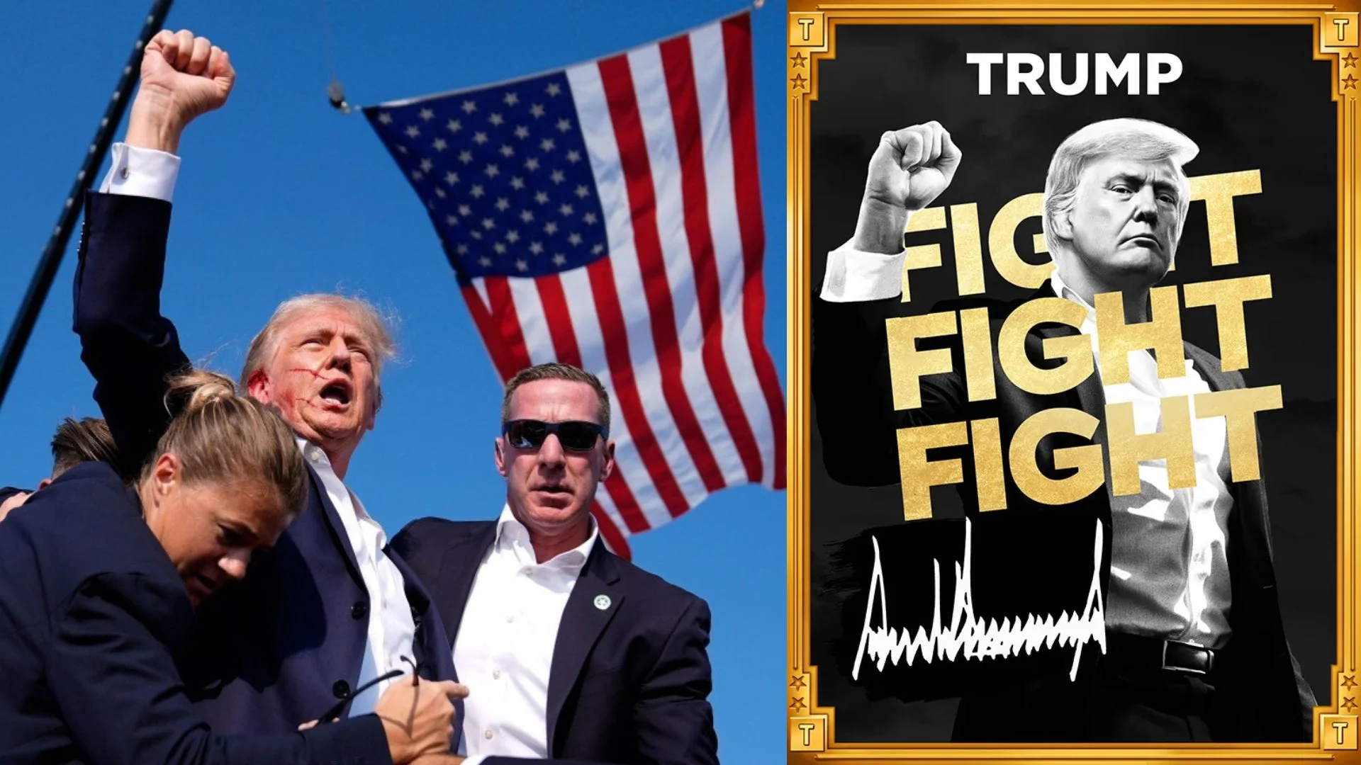 TRUMP FIGHT FIGHT FIGHT