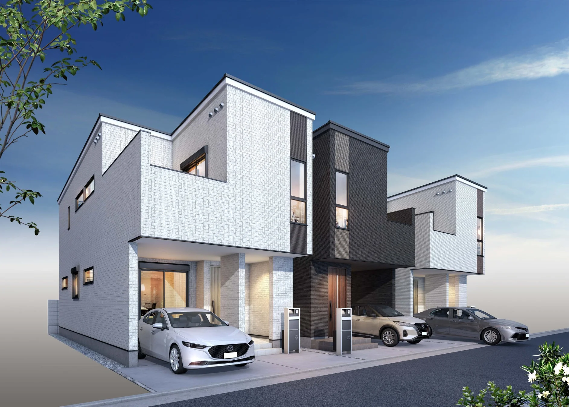 戸建て住宅の外観