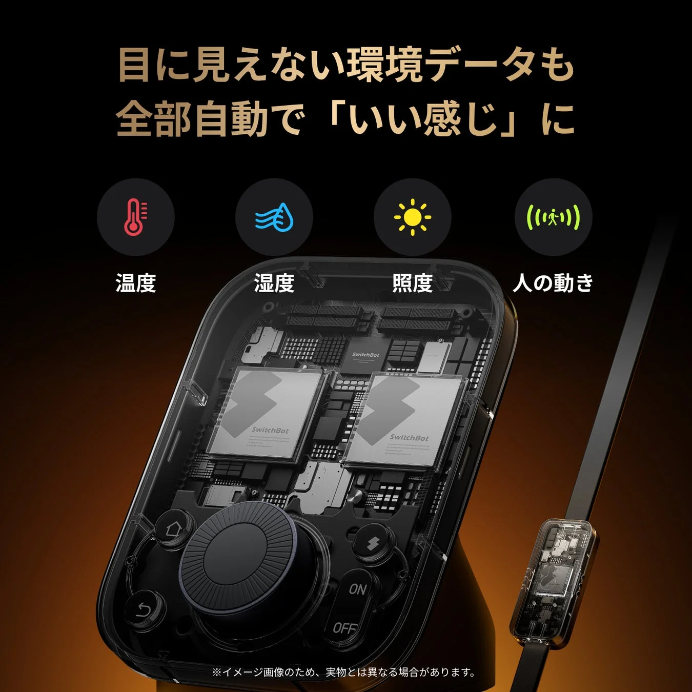 目に見えない環境データも全部自動で「いい感じ」に