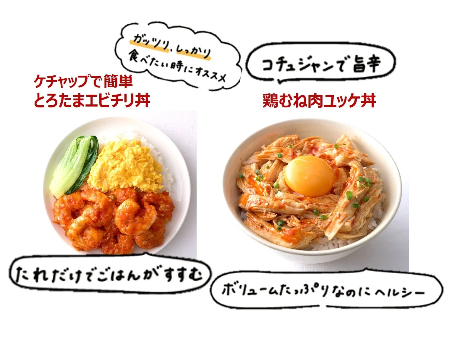 ガッツリ、しっかり食べたい時にオススメの丼物