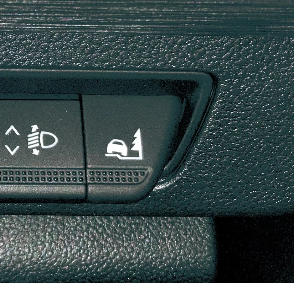 ルノー グランカングー ダッシュボードのコントロールボタン