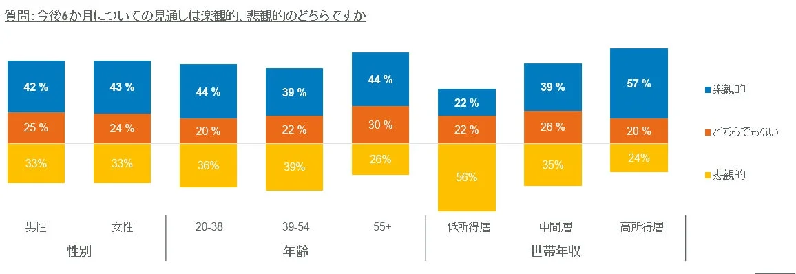 今後6か月についての見通し