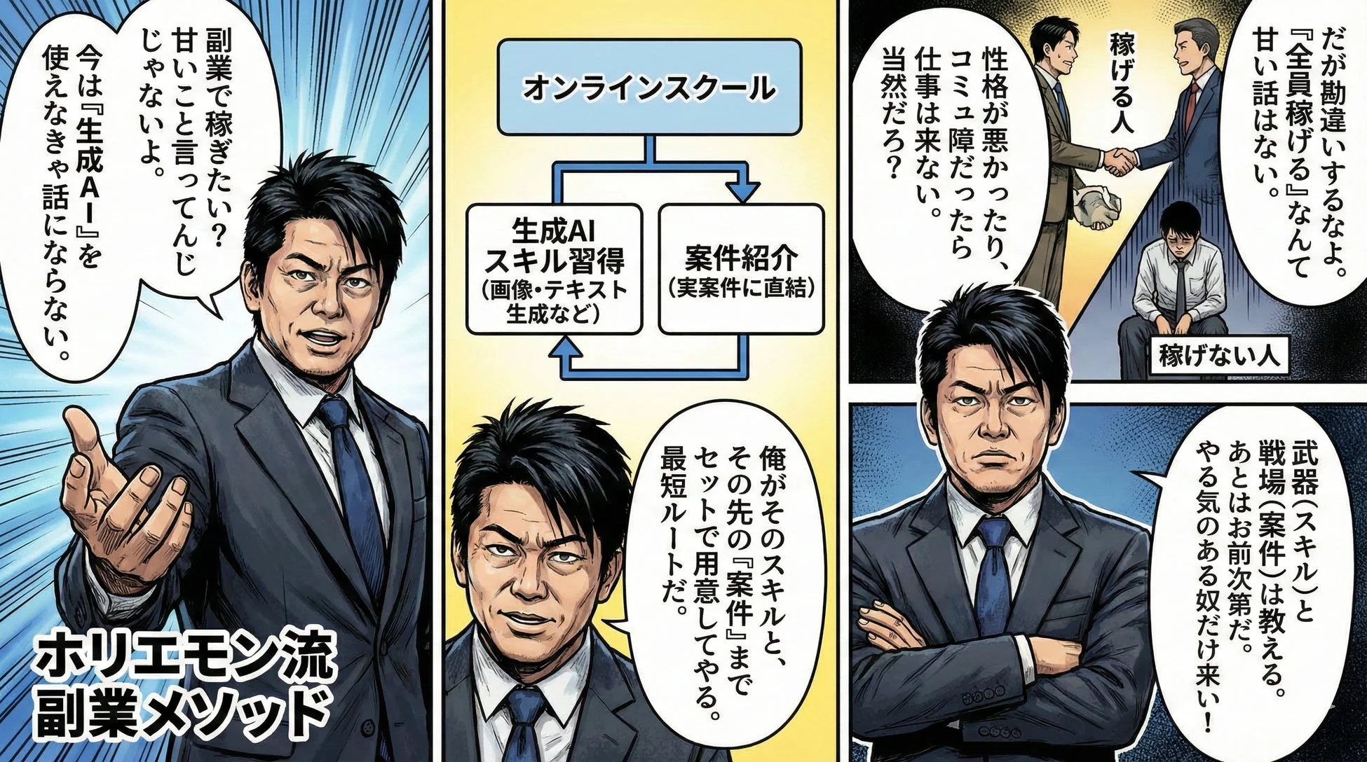 ホリエモン流副業メソッド