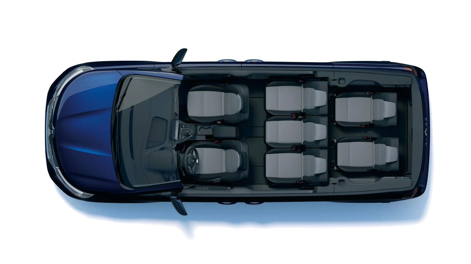 ルノー グランカングー 7人乗りシートレイアウト