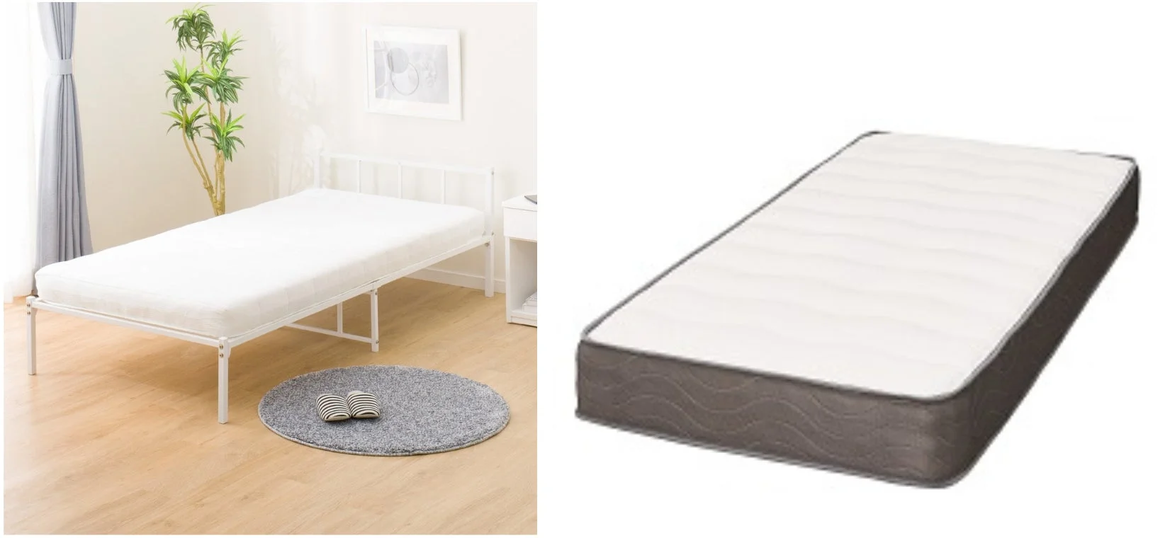 ベッドとマットレス