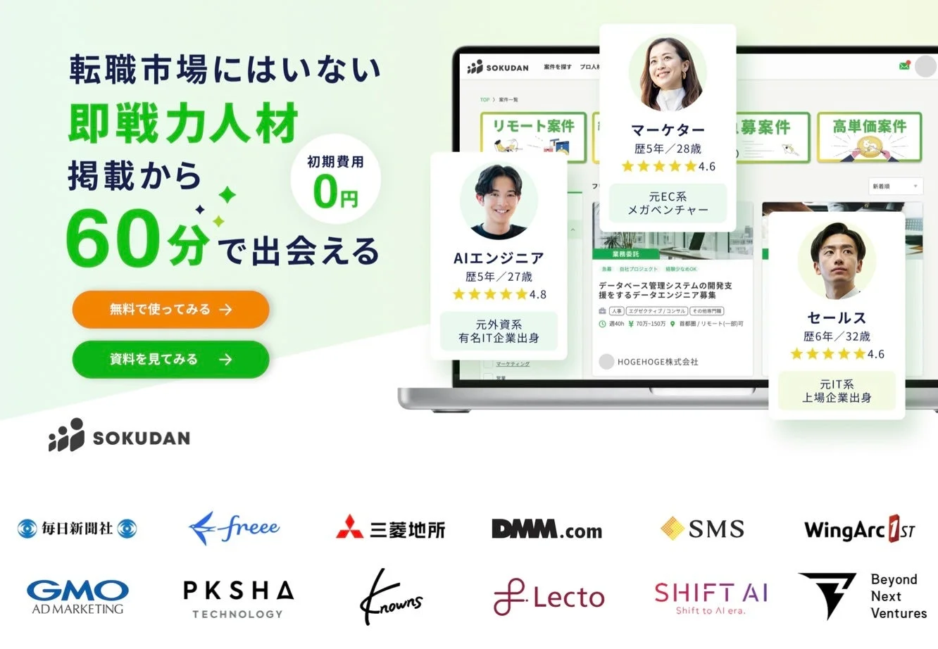 SOKUDANのサービス紹介