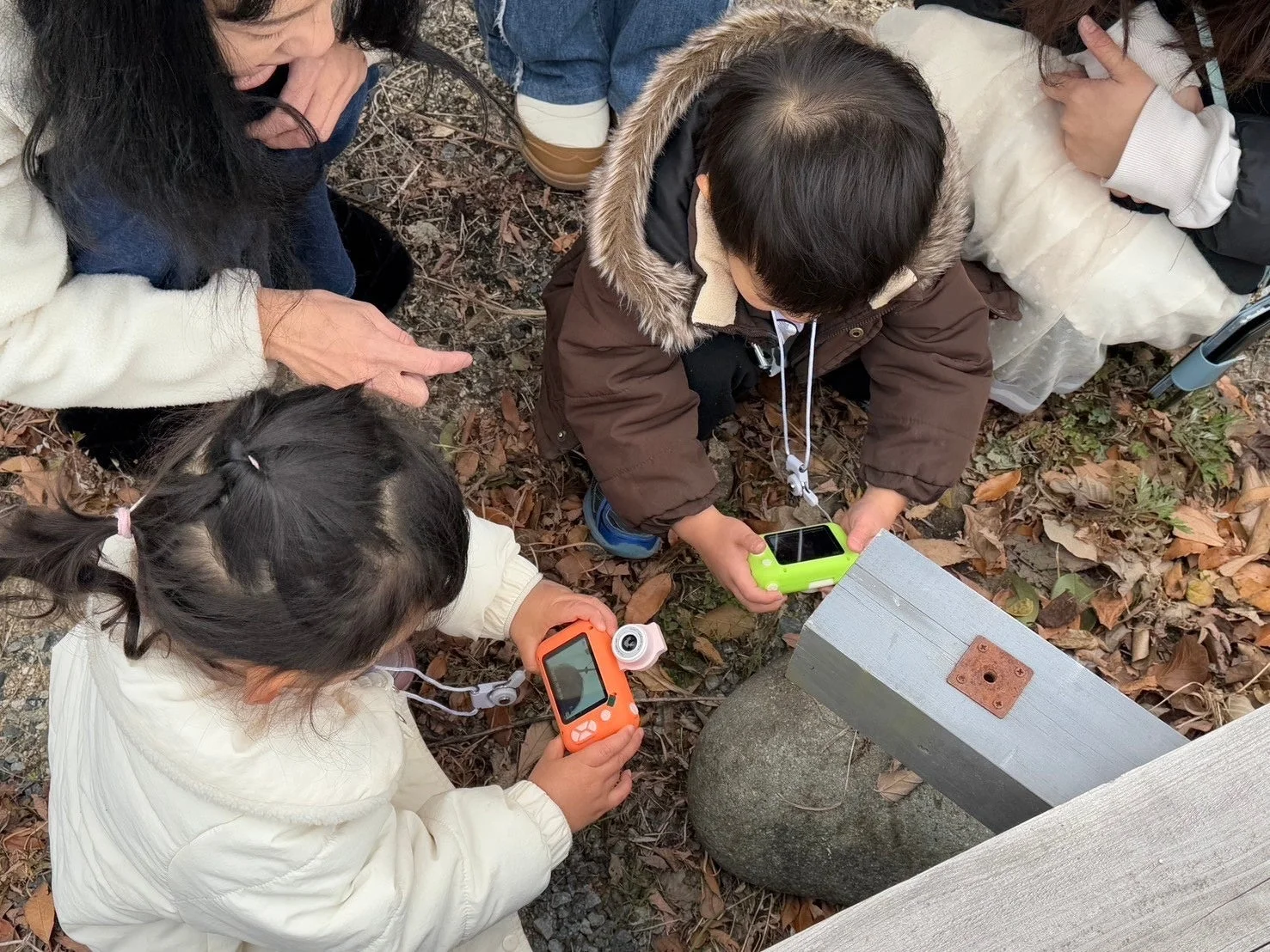 子供と大人の様子