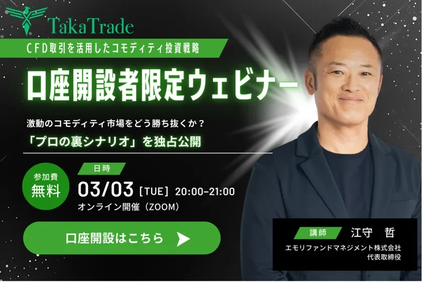 CFD取引を活用したコモディティ投資戦略