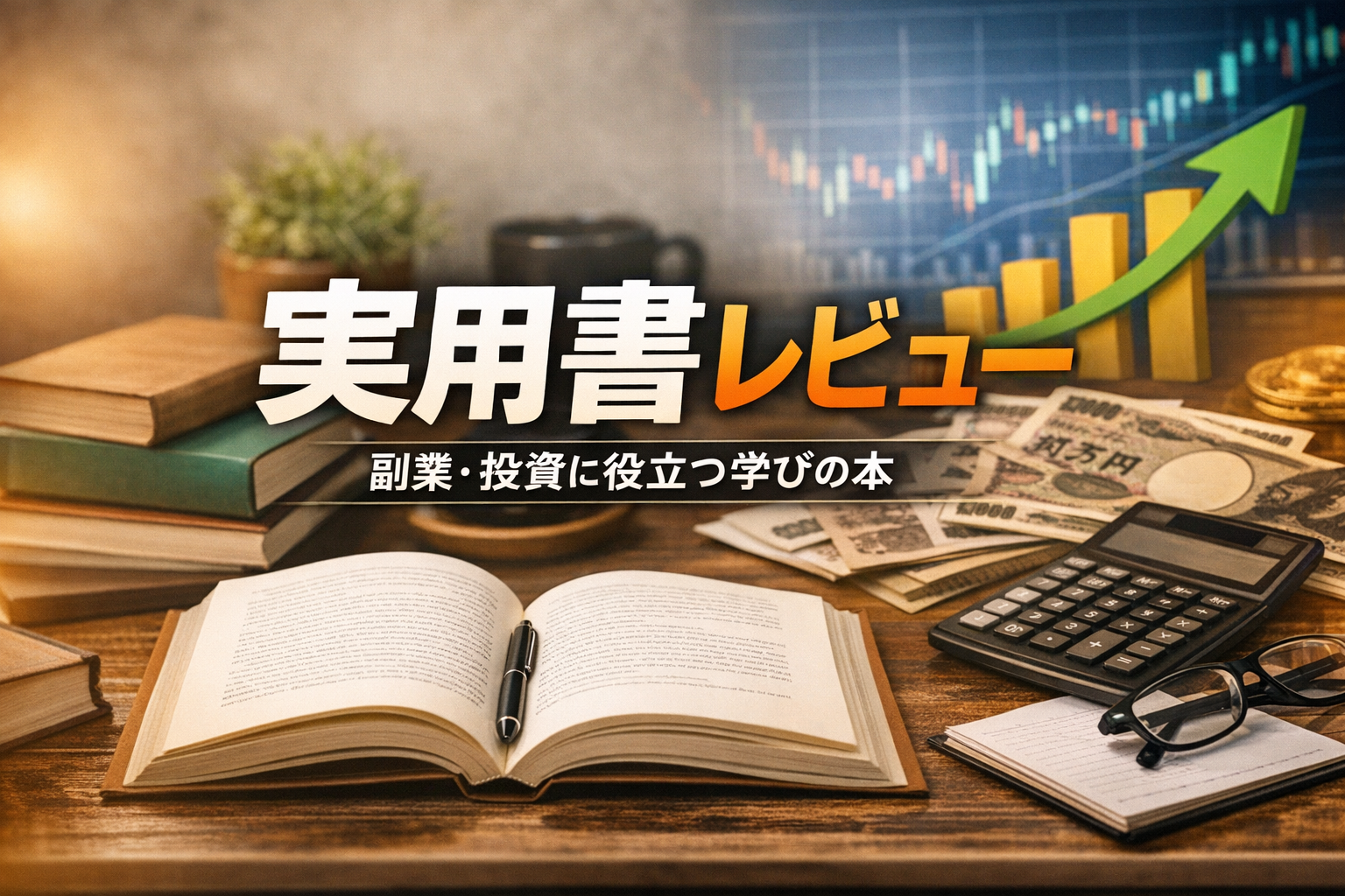 実用書レビュー｜副業・投資・収益化に役立つおすすめ本