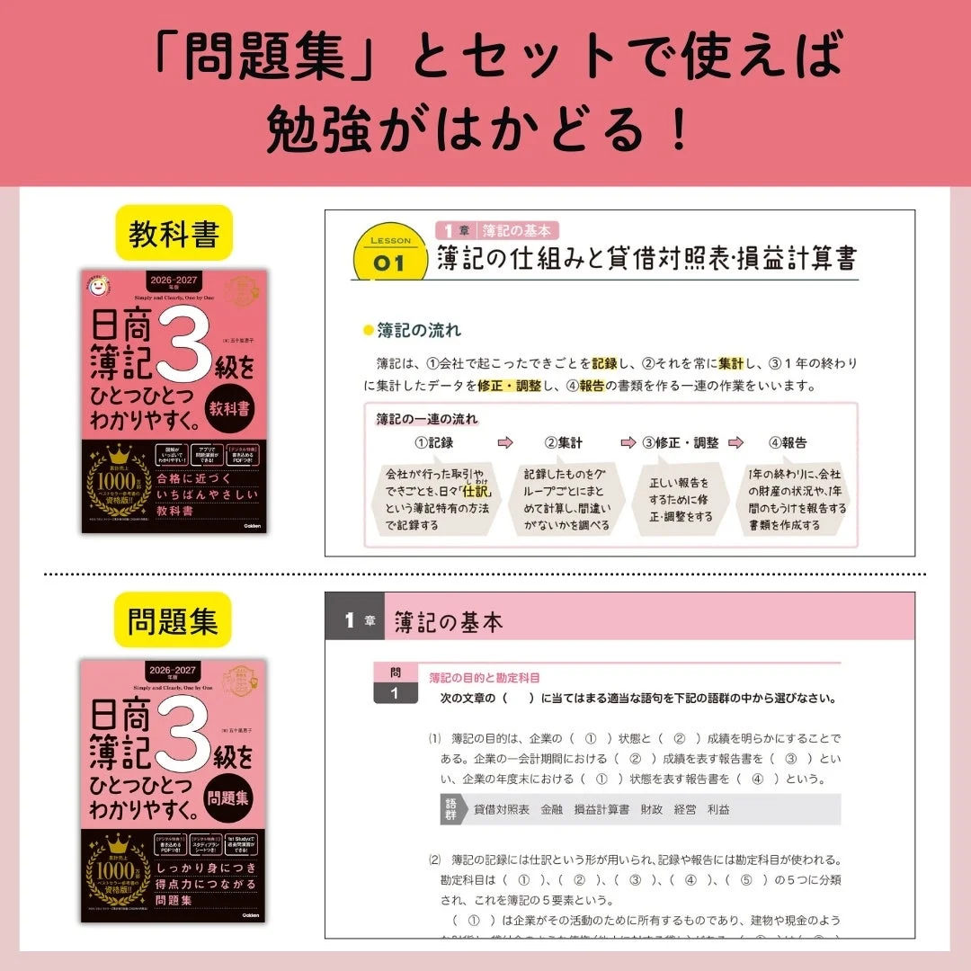 教科書と問題集の連動