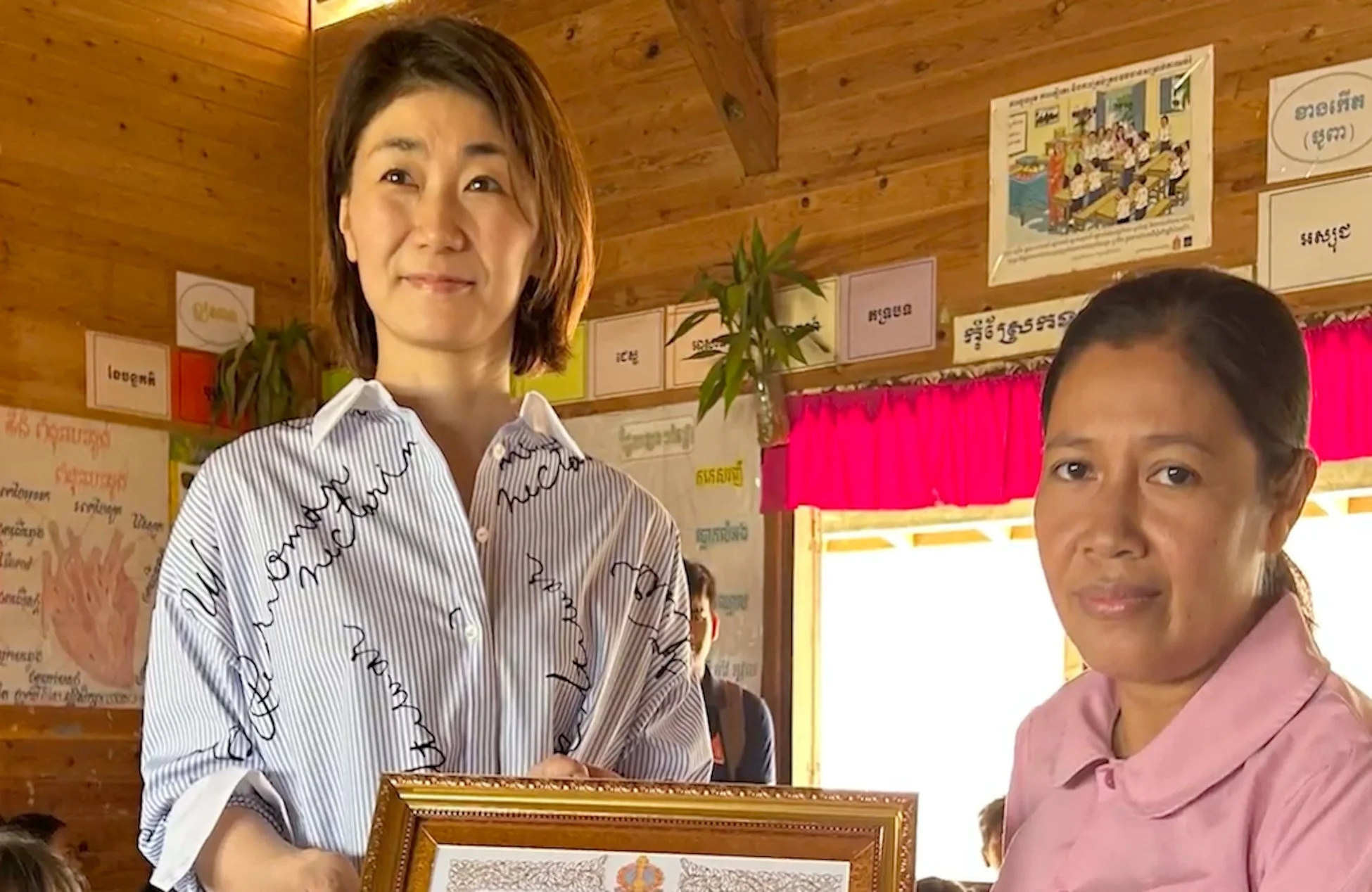 カンボジアでの教育支援