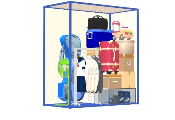 コンパクトな収納スペース