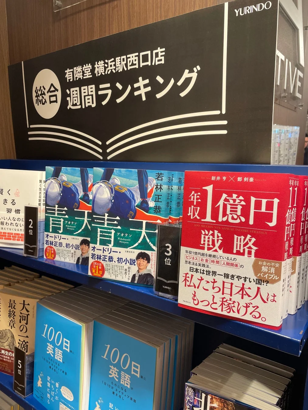 有隣堂横浜駅西口店の週間ランキング
