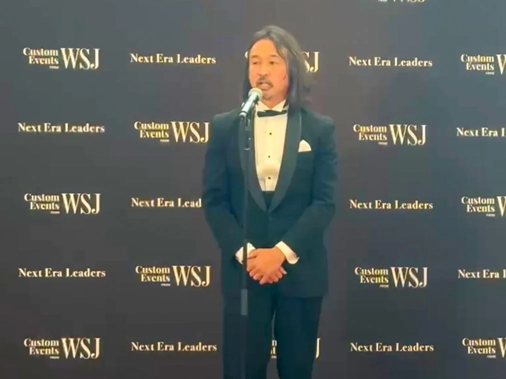スピーチをする山口貴大氏
